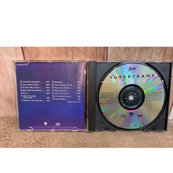 1990 Supertramp : Classics Volume 9 Rock Audio Music CD - Picture 2 of 3